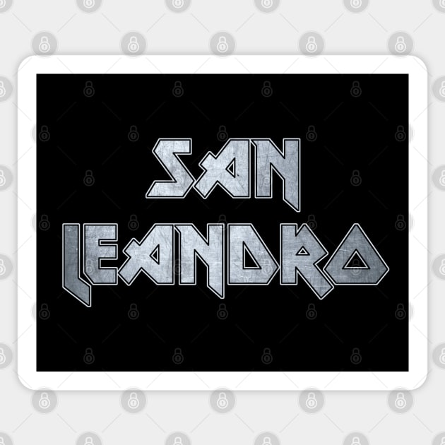 San Leandro CA Sticker by KubikoBakhar